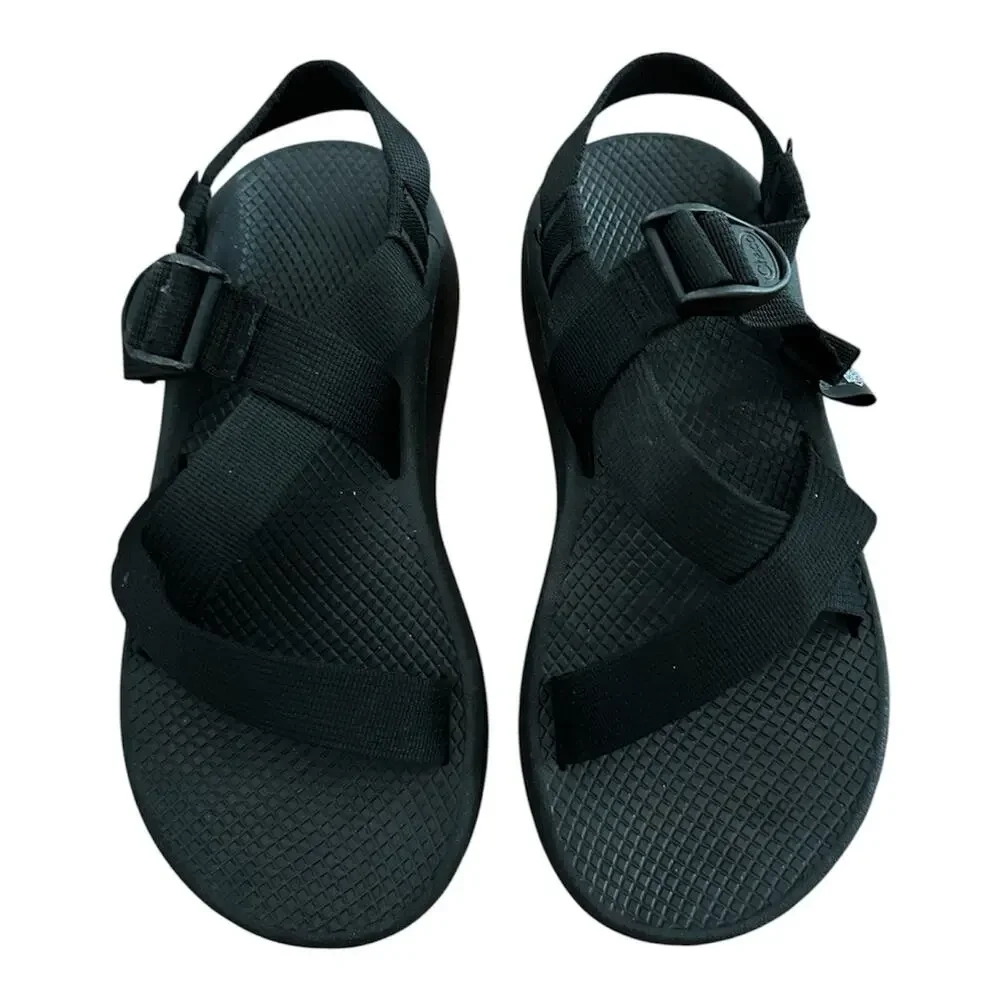 Chaco ZCloud Hiking Sandals Men's Size 8 Black J106763 GUC Fits Women’s 10